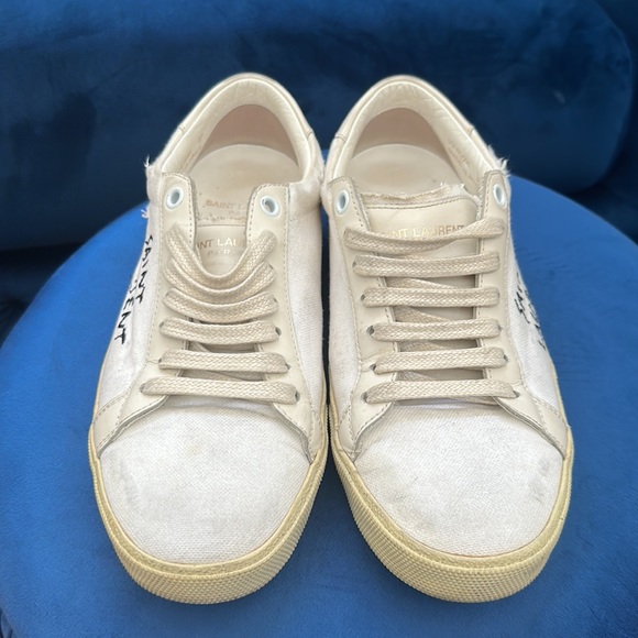 Saint Laurent Distressed Sneakers - Picture 3 of 10